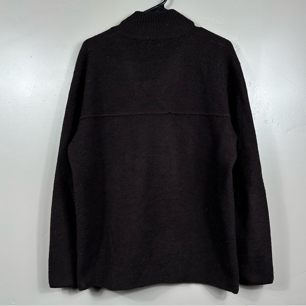 Smartwool Women’s 100% Merino Wool Jacket Mocha Brown Size Medium - Picture 2 of 8